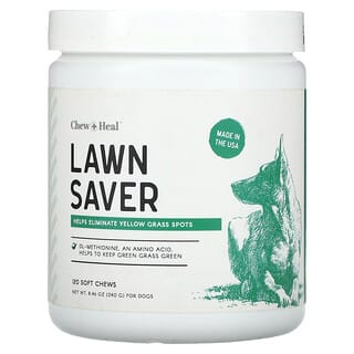 Chew + Heal‏, Lawn Saver, לכלבים, 120 חטיפים רכים, 240 גרם (8.46 אונקיות)