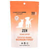 Zen, אבקת פטריות מאושרת כאורגנית, עבור חיית מחמד במשקל 25 ליברות, לכלבים וחתולים, 100 גרם (3.5 אונקיות)