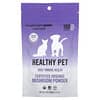 Healthy Pet, Hongos orgánicos certificados en polvo, Para mascotas de 25 lb, Para perros y gatos, 100 g (3,5 oz)
