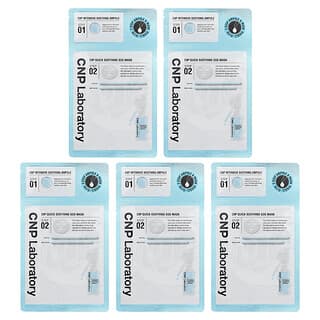 CNP Laboratory, 2-stappen verzachtende ampullen- en schoonheidsmaskerset, 5 sets