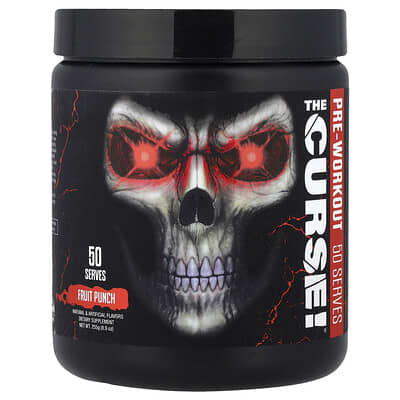 JNX Sports, The Curse!®，鍛鍊前配方，水果賓治，8.8 盎司（250 克）