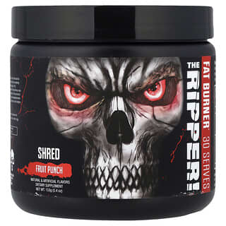 JNX Sports, The Ripper, Fat Burner, Ponche de frutas, 150 g (5,3 oz)