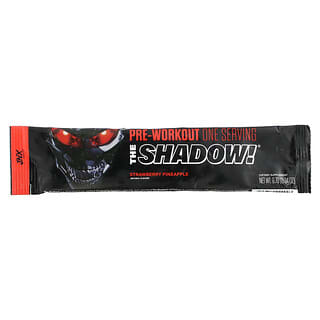 JNX Sports, The Shadow, добавка для прийому перед тренуванням, полуниця та ананас, 1 стік, 9,7 г (0,34 унції)