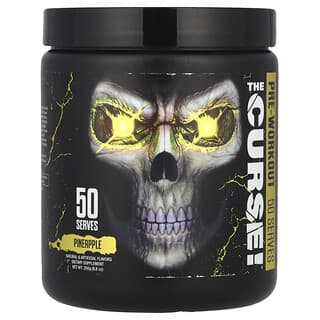 JNX Sports, Curse!® 운동 전 보충제, 파인애플 맛, 250g(8.8oz)