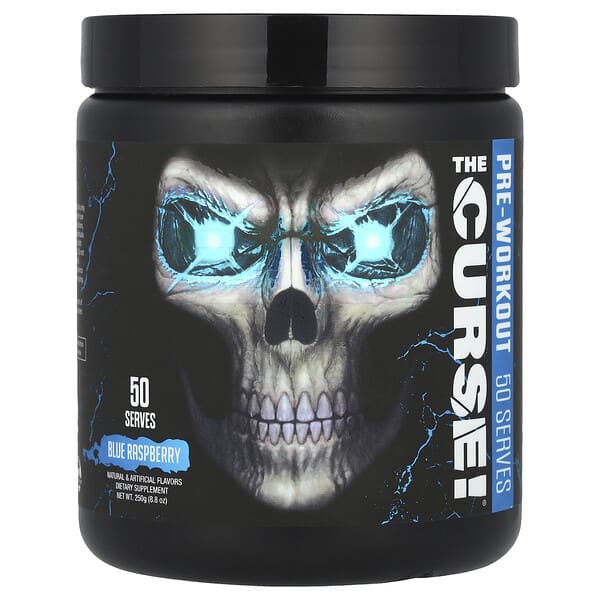 JNX Sports, The Curse!® PreWorkout, Blue Raspberry, 8.8 oz (250 g)