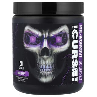 JNX Sports, The Curse! ®, предтренировочный комплекс, темный виноград, 250 г (8,8 унции)