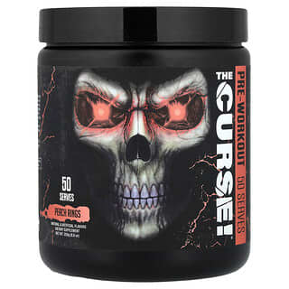 JNX Sports, The Curse!® Pre-antrenament, inele de piersici, 8,8 oz (250 g)