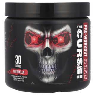 JNX Sports, The Curse!® Прах преди тренировка, диня, 5,3 унции (150 g)