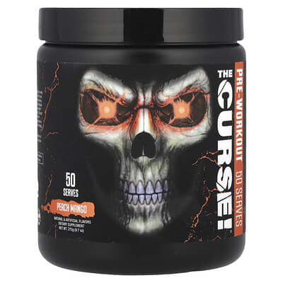 JNX Sports, The Curse!® Pre-Workout Powder, Peach Mango Flavor, 9.7 oz (275 g)