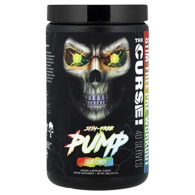 JNX Sports, Stim-Free Pump, Pre-Workout, Sour Sweets, 20.4 oz (580 g)
