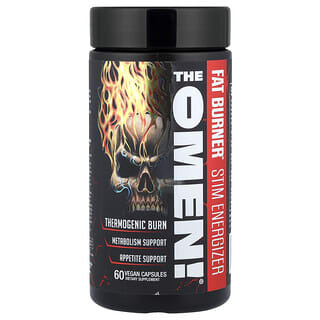 JNX Sports, The Omen®!, Fat Burner, 60 Vegan Capsules