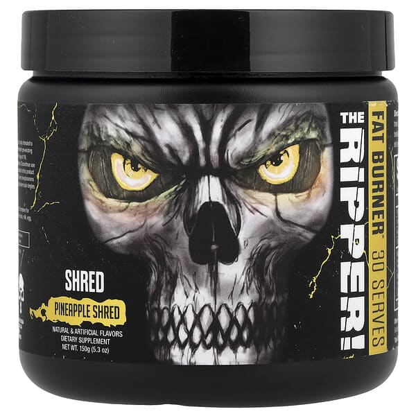 JNX Sports The Ripper! Fat Burner, Pineapple Shred, 5.3 oz (150 g)