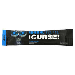 JNX Sports, The Curse，鍛煉前配方，藍樹莓味，1 條，0.28 盎司（8 克）