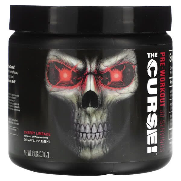 JNX Sports, The Curse, Pre-Workout, Cherry Limeade, 5.3 oz (150 g)