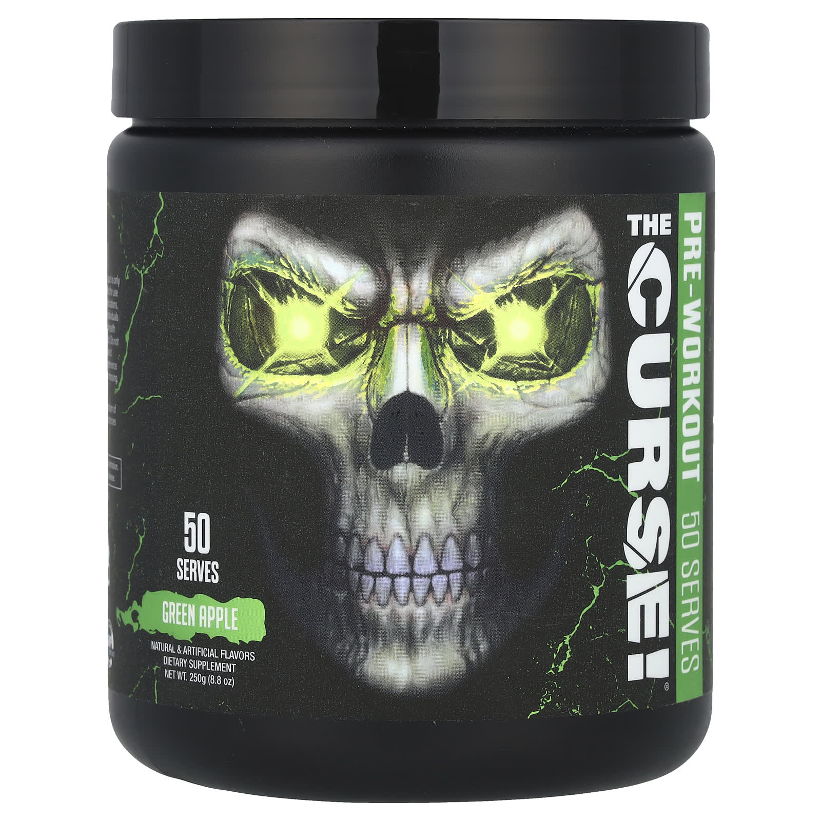 JNX Sports, The Curse!® PreWorkout, Green Apple, 8.8 oz (250 g)