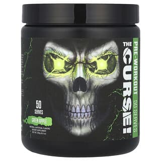 JNX Sports, The Curse! ®, перед тренировкой, зеленое яблоко, 250 г (8,8 унции)