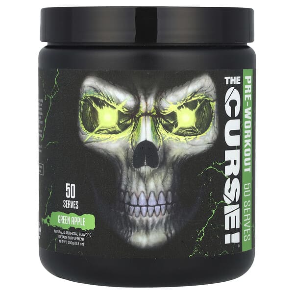 JNX Sports The Curse!®, Pre-Workout, Green Apple, 8.8 oz (250 g)