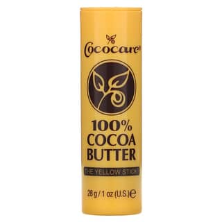 Cococare, 100％ココアバター、イエロースティック、28 g（1 oz）