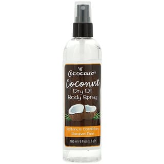 Cococare, Spray corporel à l’huile sèche de noix de coco, 180 ml