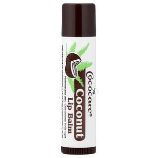 Cococare, Kokosnoot lippenbalsem, 0.15 oz (4.2 g)