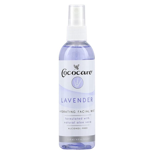 Cococare, Hydrating Facial Mist, Lavender, 4 fl oz (118 ml)