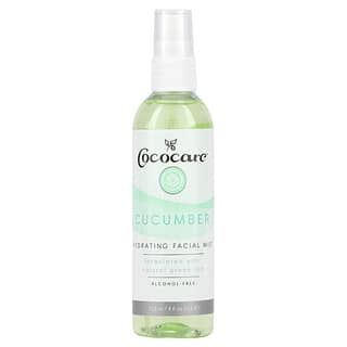 Cococare, Brume hydratante pour le visage, Sans alcool, Concombre, 118 ml