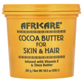 Cococare, Africare, Manteca de cacao para piel y cabello, 297 g (10,5 oz)