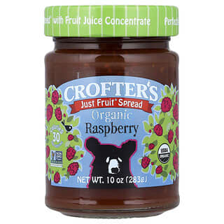Crofter's Organic, Organic Just Fruit® Spread, Raspberry, 10 oz (283 g)