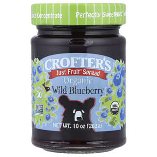 Crofter's Organic, Just Fruit® Spread, Organic Wild Blueberry, 10 oz (283 g)