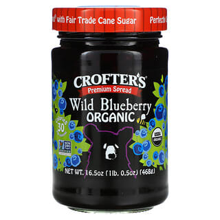 Crofter's Organic, Organic Premium Spread, Wild Blueberry, 16.5 oz (468 g)