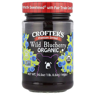 Crofter's Organic, Premium Spread, Organic Wild Blueberry, 16.5 oz (468 g)