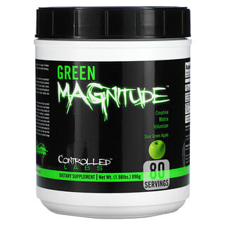Controlled Labs, Green MAGnitude, кислое зеленое яблоко, 896 г (1,98 фунта)