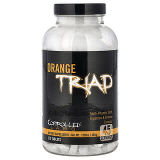 Controlled Labs, Orange Triad, formula multivitaminica per articolazioni, digestione e sistema immunitario, 270 compresse