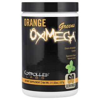 Controlled Labs, Orange OxiMega, 그린 황산화제 복합제, 스피어민트, 327g (11.53 oz)