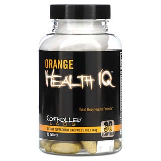 Controlled Labs, Orange Health IQ, 90 comprimés