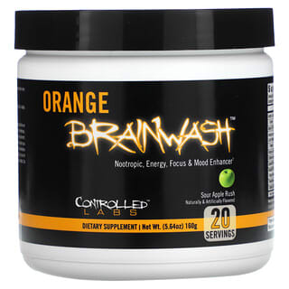 Controlled Labs, Orange Brainwash、サワーアップルラッシュ、160g（5.64オンス）