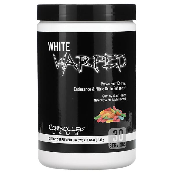 Controlled Labs‏, White Warped, Preworkout Energy, Endurance & Nitric Oxide Enhancer, Gummy Worm, 11.64 oz (330 g)