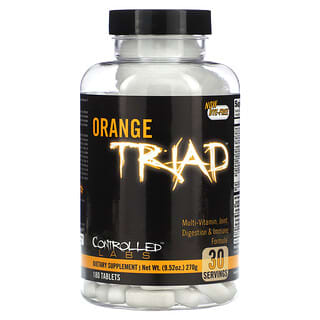Controlled Labs, Orange Triad, Multi-Vitamin, Joint, Digestion & Immune Formula, 180 Tablets