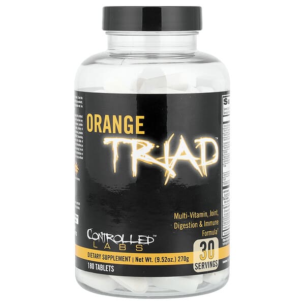 Orange Triad™, Multi-Vitamin, Joint, Digestion & Immune Formula, 180 Tablets