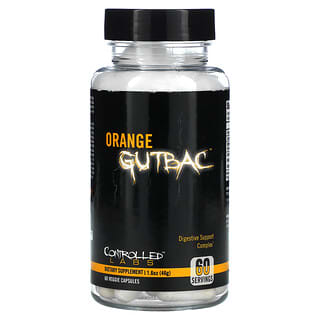 Controlled Labs, Orange GutBAC, 60 растительных капсул