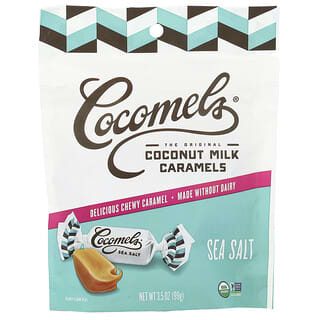 Cocomels, The Original, karmelki z mleka kokosowego, sól morska, 99 g