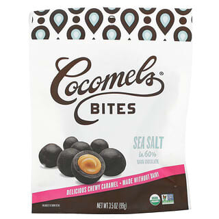Cocomels, карамельные конфеты из кокосового молока, с морской солью, 99 г (3,5 унции)