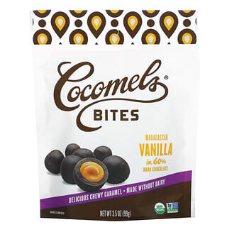 Cocomels, Caramelos de Leite de Coco, Bites, Baunilha de Madagascar, 99 g (3,5 oz)