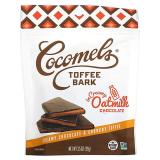 Cocomels Toffee Bark, сливочный шоколад и хрустящий ирис, 99 г (3,5 унции)