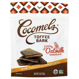 Cocomels, Toffee Bark, Creamy Chocolate & Crunchy Toffee, 3.5 oz (99 g)