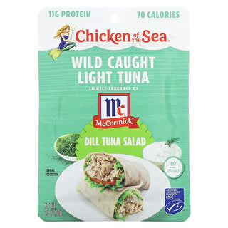 Chicken of the Sea, Wild Caught Light Tuna, Dill Tuna Salad, 2.5 oz (70 g)