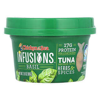 Chicken of the Sea, Infusions, Wild Caught Tuna, Basil, 2.8 oz ( 80 g)