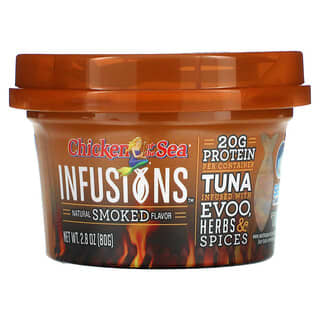 Chicken of the Sea, Infusions Wild Caught Tuna, Natural Smoked, 2.8 oz (80 g)