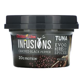 Chicken of the Sea, Infusions Wild Caught Tuna, Cracked Black Pepper, 2.8 oz ( 80 g)