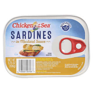 Chicken of the Sea, Sardinhas em Molho de Mostarda, 106 g (3,75 oz)